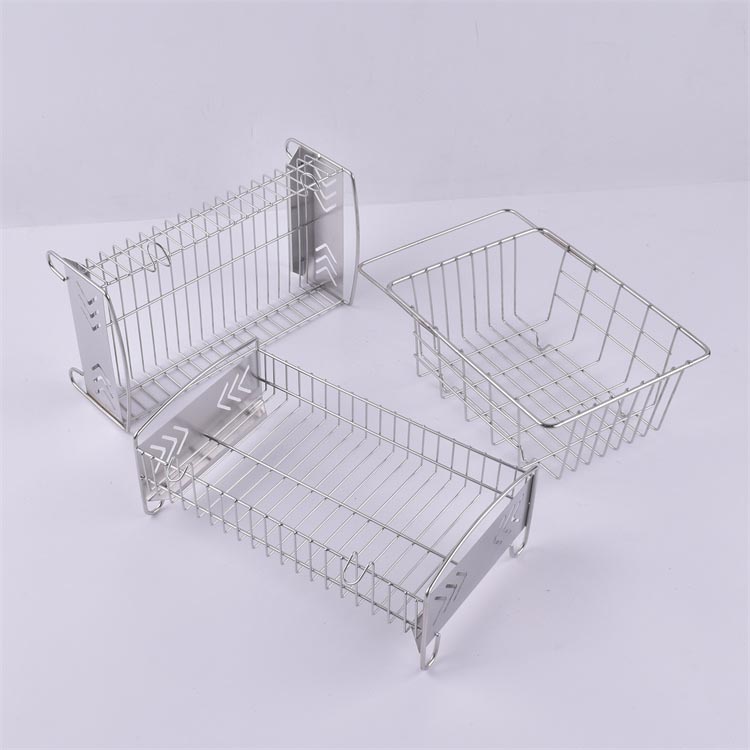 304不銹鋼餐具瀝淋水收納架 餐具消毒籃_http://www.tribe-led.com_不銹鋼編織網(wǎng)類_第1張