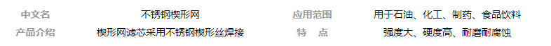 不銹鋼楔形網濾芯的優勢_http://www.tribe-led.com_新聞資訊_第1張